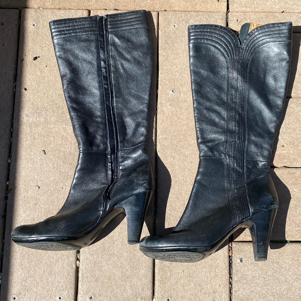 Sofft black boots, women’s 10